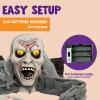 imageJOYIN Halloween Decorations Outdoor LightUp Zombie Groundbreaker with bloodstain and Creepy Sound for Halloween Outside Decor Lawn Yard Patio Graveyard Decoration Haunted House PropZombie
