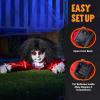 imageJOYIN Halloween Decorations Outdoor LightUp Zombie Groundbreaker with bloodstain and Creepy Sound for Halloween Outside Decor Lawn Yard Patio Graveyard Decoration Haunted House PropDoll