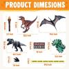 imageJOYIN Halloween Dinosaur Park Theme Decorations Halloween Dinosaur Car Sticker Kit Trunk or Treat Decorations for SUV Archway Garage Door Decor