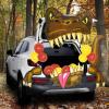 imageJOYIN Halloween Dinosaur Trunk Or Treat Car Decorations Kit for SUV Outdoor Indoor Decor Balloons Trex for Haunted House Door Archway Entryway with Tassels Paper Board Dot Glue