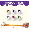 imageJOYIN Halloween Egg and Spoon Race Game 6 Eggs and 6 Spoons Made of The Finest Wood Fun Game for Parties Birthdays Classroom Activities Durable Lightweight Six Assorted Colors