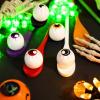 imageJOYIN Halloween Egg and Spoon Race Game 6 Eggs and 6 Spoons Made of The Finest Wood Fun Game for Parties Birthdays Classroom Activities Durable Lightweight Six Assorted Colors
