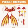 imageJOYIN Halloween Fire Dragon Trunk Or Treat Car Decorations Kit for SUV Outdoor Indoor Decor for Haunted House Archway Garage Lawn with Crepe Paper Balloons