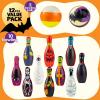imageJOYIN Halloween Foam Bowling Set for Kids Toys Party Supplies GetTogether Party Game Day Events Indoor Outdoor Toy Game with 10 Pins ampamp 2 Balls Fun Sports Games Birthday Parties