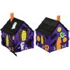 imageJOYIN Halloween Foam Craft Kit Party Favors for Kids Art Crafts with 3D Haunted House Photo Frame 2 Halloween Characters Decor Glasses Trick or Treat Door Sign Hanger School Activities Games