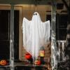 imageJOYIN Halloween Hanging Light up Ghost with Spooky Blue LED Light 47 White Ghosts Halloween Hanging Decoration for Front Yard Patio Lawn Garden Party Decor Indoor OutdoorWhite Ghost