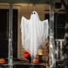 imageJOYIN Halloween Hanging Light up Ghost with Spooky Blue LED Light 47 White Ghosts Halloween Hanging Decoration for Front Yard Patio Lawn Garden Party Decor Indoor OutdoorBlue Ghost
