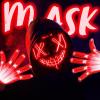 imageJOYIN Halloween Led Mask Light Up Mask and Gloves for Cosplay Costume Red ampamp Blue 3 Scary Modes Glow in The Dark Masks for Boys Girls Halloween Party Dress Up Accessories Gifts GivingRed