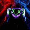 imageJOYIN Halloween Led Mask Light Up Mask and Gloves for Cosplay Costume Red ampamp Blue 3 Scary Modes Glow in The Dark Masks for Boys Girls Halloween Party Dress Up Accessories Gifts GivingGreenpurple