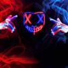 imageJOYIN Halloween Led Mask Light Up Mask and Gloves for Cosplay Costume Red ampamp Blue 3 Scary Modes Glow in The Dark Masks for Boys Girls Halloween Party Dress Up Accessories Gifts GivingBluered
