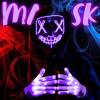 imageJOYIN Halloween Led Mask Light Up Mask and Gloves for Cosplay Costume Red ampamp Blue 3 Scary Modes Glow in The Dark Masks for Boys Girls Halloween Party Dress Up Accessories Gifts GivingPurple