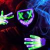 imageJOYIN Halloween Led Mask Light Up Mask and Gloves for Cosplay Costume Red ampamp Blue 3 Scary Modes Glow in The Dark Masks for Boys Girls Halloween Party Dress Up Accessories Gifts GivingGreenpurple