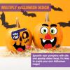 imageJOYIN Halloween Make 40 Faces Pumpkin Decorating Stickers with 18 Sticker Sheets in 12 Different Designs and Sizes Party Supplies Trick or Treat Party Favors53in