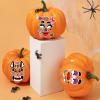 imageJOYIN Halloween Make 40 Faces Pumpkin Decorating Stickers with 18 Sticker Sheets in 12 Different Designs and Sizes Party Supplies Trick or Treat Party Favors53in