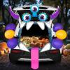 imageJOYIN Halloween Monster Trunk or Treat Car Decorations Kit for SUV Outdoor Decor Haunted House Vehicle Archway Garage Door Lawn Balloons Strips Party Supplies Cute Scary