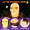 imageJOYIN Halloween Outdoor Decoration Zombie Groundbreaker 205inch Outside Halloween Light Up Zombies Decor Scary Groundbreaker Lighted Decorations for Graveyard Lawn Yard Haunted House Prop