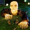 imageJOYIN Halloween Outdoor Decoration Zombie Groundbreaker 205inch Outside Halloween Light Up Zombies Decor Scary Groundbreaker Lighted Decorations for Graveyard Lawn Yard Haunted House Prop