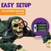 imageJOYIN Halloween Outdoor Decoration Zombie Groundbreaker Outside Halloween Graveyard Decor Zombie Prop with Creepy Sound and Glowing Eyes Scary Groundbreaker Decorations for Lawn Yard Haunted House