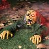 imageJOYIN Halloween Outdoor Decoration Zombie Groundbreaker Outside Halloween Graveyard Decor Zombie Prop with Creepy Sound and Glowing Eyes Scary Groundbreaker Decorations for Lawn Yard Haunted House