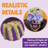 imageJOYIN Halloween Outdoor Decoration Zombie Groundbreaker with Creepy Sound and Flashing Eyes for Haunted House Props Yard Lawn Patio Graveyard Halloween Outside Decorations