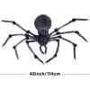 imageJOYIN Halloween Outdoor Decorations Giant Spider 45 Scary Large Spider Halloween Decor Outside Indoor Party Supplies Yard Lawn Garden Haunted House Prop