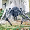 imageJOYIN Halloween Outdoor Decorations Giant Spider 45 Scary Large Spider Halloween Decor Outside Indoor Party Supplies Yard Lawn Garden Haunted House Prop