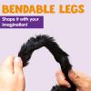 imageJOYIN Halloween Outdoor Decorations LightUp Giant Spider 5 Ft Large Black Hairy Spider with Purple LED for Yard Lawn Garden Halloween Outside Decor Indoor Haunted House Prop and Scary Party Decor