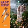imageJOYIN Halloween Outdoor Decorations Zombie Arm Yard Stakes GroundBreaker Stakes for Halloween Outdoor Graveyard Yard Lawn Decorations