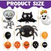 imageJOYIN Halloween Pirate Trunk Or Treat Car Decorations Kit for SUV Outdoor Indoor Decor Octopus Banner Haunted House Archway Balloons Knife Treasure Chest