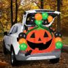 imageJOYIN Halloween Pumpkin Car Decorations Kit with Pumpkin Bat Cutouts and Balloons Halloween Trunk or Treat Decorations for SUV Party Supplies Car Archway Garage