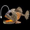 imageJOYIN Halloween Skeleton Lantern Fish with LED Eye Plastic Bones for Halloween Decoration Party Photo Prop Graveyard Decor Indoor Outdoor Spooky Scene102 55 3