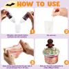 imageJOYIN Halloween Slime Kit for Kids Halloween Party Favor Art Activities Party Supplies DIY Slime Craft Kit with Cauldron Kettle Spooky Bats Eyeballs Pumpkins Skeletons Spiders for School Game