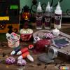 imageJOYIN Halloween Slime Kit for Kids Halloween Party Favor Art Activities Party Supplies DIY Slime Craft Kit with Cauldron Kettle Spooky Bats Eyeballs Pumpkins Skeletons Spiders for School Game