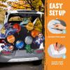 imageJOYIN Halloween Space Theme Trunk or Treat Decorations Kit Space Banner with Astronauts UFO Planets Spacecraft and Alien etc Outer Party Decorations for SUV Garage Door Archway OutdoorSpace