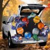 imageJOYIN Halloween Space Theme Trunk or Treat Decorations Kit Space Banner with Astronauts UFO Planets Spacecraft and Alien etc Outer Party Decorations for SUV Garage Door Archway OutdoorSpace