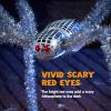 imageJOYIN Halloween Spider Decorations Outdoor 5 Ft Giant Disco Ball Silver Spider with Red Eyes for Yard Lawn Garden Halloween Outside Decor Indoor Haunted House Prop and Party Decor HomeSilver