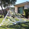 imageJOYIN Halloween Spider Web and 59 Giant Spider 164 x 157 Ft Large Triangular Web for Outdoor Decoration Giant Spiderweb for Patio Garden Yard Haunted House Decor Indoor Home Party SuppliesSpider with Cobweb