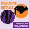 imageJOYIN Halloween Spider Web and 59 Giant Spider 164 x 157 Ft Large Triangular Web for Outdoor Decoration Giant Spiderweb for Patio Garden Yard Haunted House Decor Indoor Home Party SuppliesSpider with Cobweb