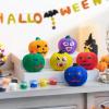 imageJOYIN Halloween Squishy Toys Coloring Craft Kit with 6 SlowRise Pumpkins Halloween Party Supplies Party Favors for Kids Pumpkin Painting Kit for Classroom Art DIY Activities Game Goodies Gifts