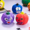 imageJOYIN Halloween Squishy Toys Coloring Craft Kit with 6 SlowRise Pumpkins Halloween Party Supplies Party Favors for Kids Pumpkin Painting Kit for Classroom Art DIY Activities Game Goodies Gifts
