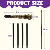 imageJOYIN Halloween Staff Elegant Vintage Gold Walking Cane Prop Stick Kids Women Men Costume Party Halloween Cane for Pretend Play Costume Vampire Dress Up Parties