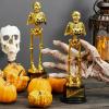 imageJOYIN Halloween Trophy Best Costume Skeleton 106x32 26PCS Awards for Medals Party Favor Prizes Golden Costume Contest Trophy School Classroom RewardsTrick or Treat