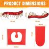 imageJOYIN Halloween Trunk Or Treat Car Decorations Kit Big Mouth Monster Stickers Decor for Haunted House Outdoor Indoor Archway Garage SUV Lawn