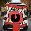 imageJOYIN Halloween Trunk Or Treat Car Decorations Kit Big Mouth Monster Stickers Decor for Haunted House Outdoor Indoor Archway Garage SUV Lawn