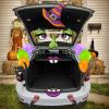 imageJOYIN Halloween Trunk Or Treat Car Decorations Kit Witch Monster Face Stickers Decor Outdoor Indoor Haunted House SUV Archway Garage Lawn Balloons