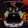 imageJOYIN Halloween Trunk Or Treat Car Decorations Kit Witch Monster Face Stickers Decor Outdoor Indoor Haunted House SUV Archway Garage Lawn Balloons
