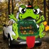 imageJOYIN Halloween Trunk Or Treat Car Decorations Kit for SUV Frog Archway Entryway Stickers Haunted House Door Outdoor Decor with Balloons Tassel Dot Glue