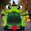 imageJOYIN Halloween Trunk Or Treat Car Decorations Kit for SUV Frog Archway Entryway Stickers Haunted House Door Outdoor Decor with Balloons Tassel Dot Glue