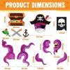 imageJOYIN Halloween Trunk Or Treat Car Decorations Kit for SUV Spider Design Archway Garage Decor with Legs Eyes Balloons Double Side Stickers