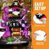 imageJOYIN Halloween Trunk Or Treat Car Decorations Kit for SUV Spider Design Archway Garage Decor with Legs Eyes Balloons Double Side Stickers